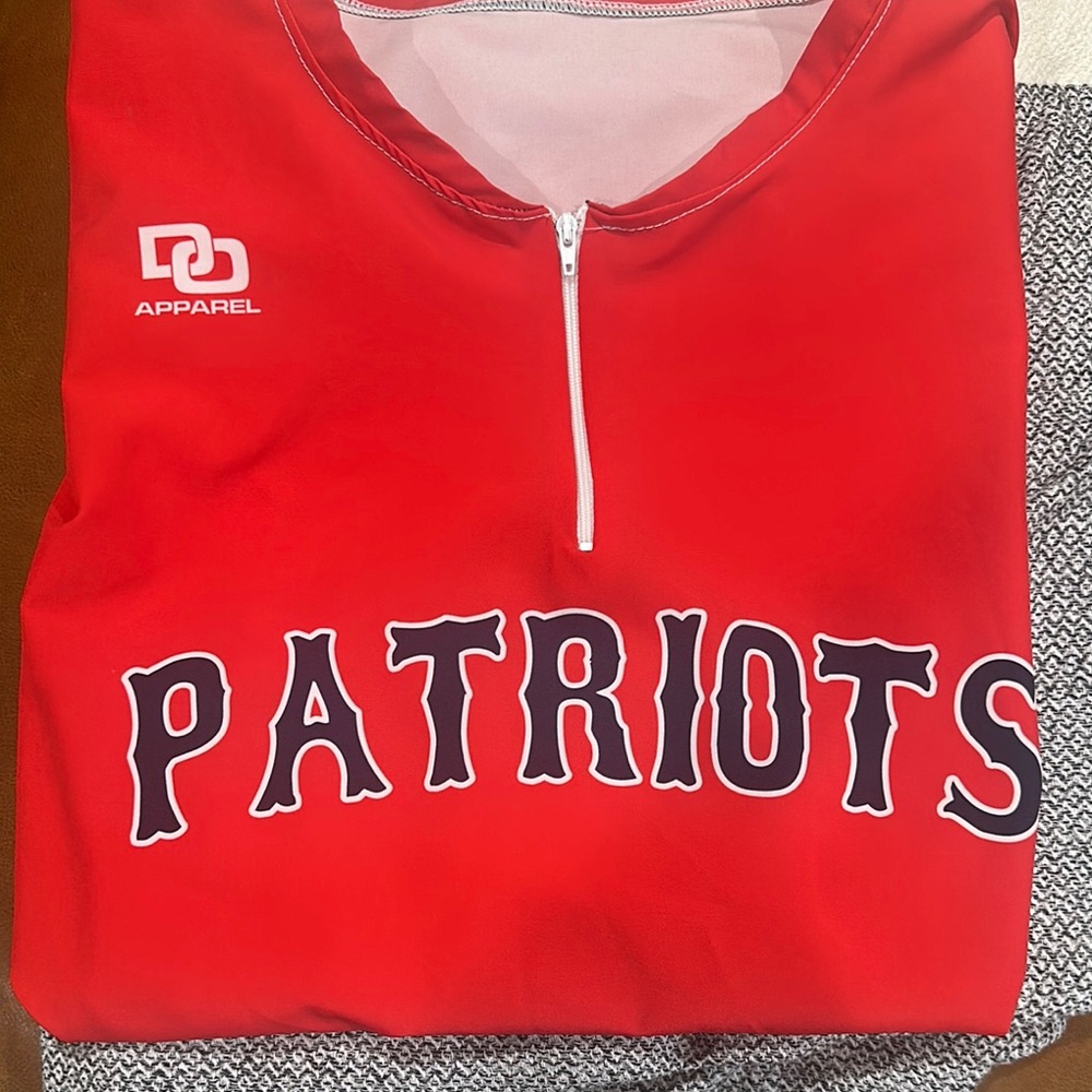 Red and White Patriots Sports Jerseys - Picture 9 of 9